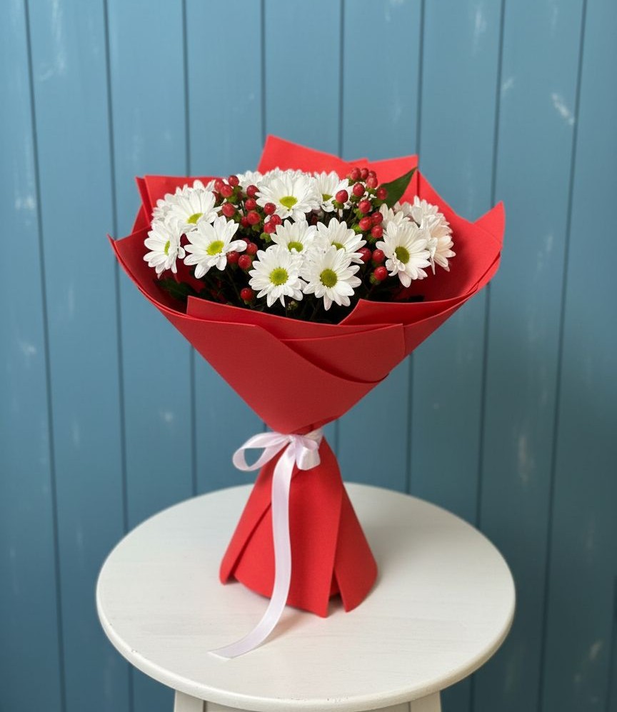 Букет цветов из: Хризантемы в Новохоперске