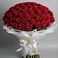 Букет 101 Красная роза Блэк Мэджик в Новохоперске