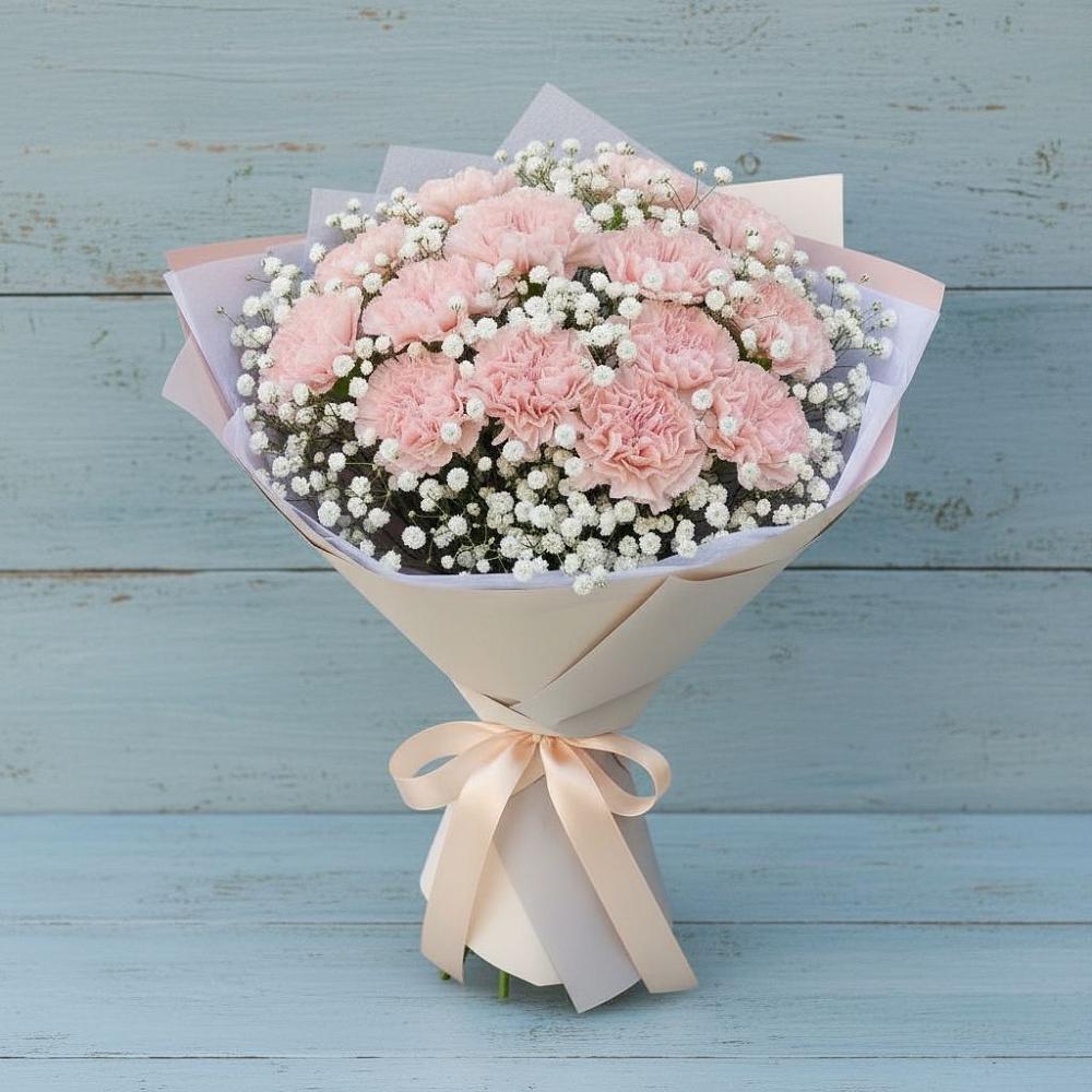 Букет цветов из: Гвоздики в Новохоперске