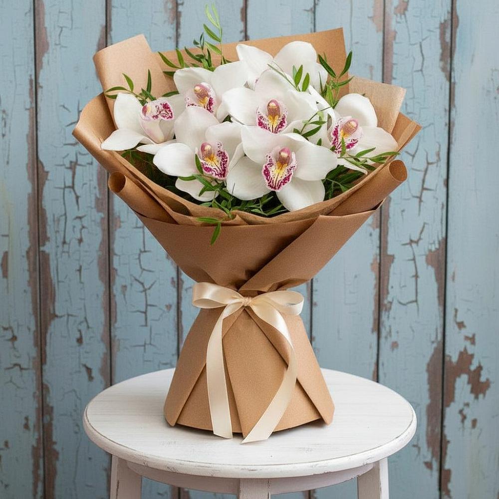 Букет цветов из: Орхидеи и Розы в Новохоперске