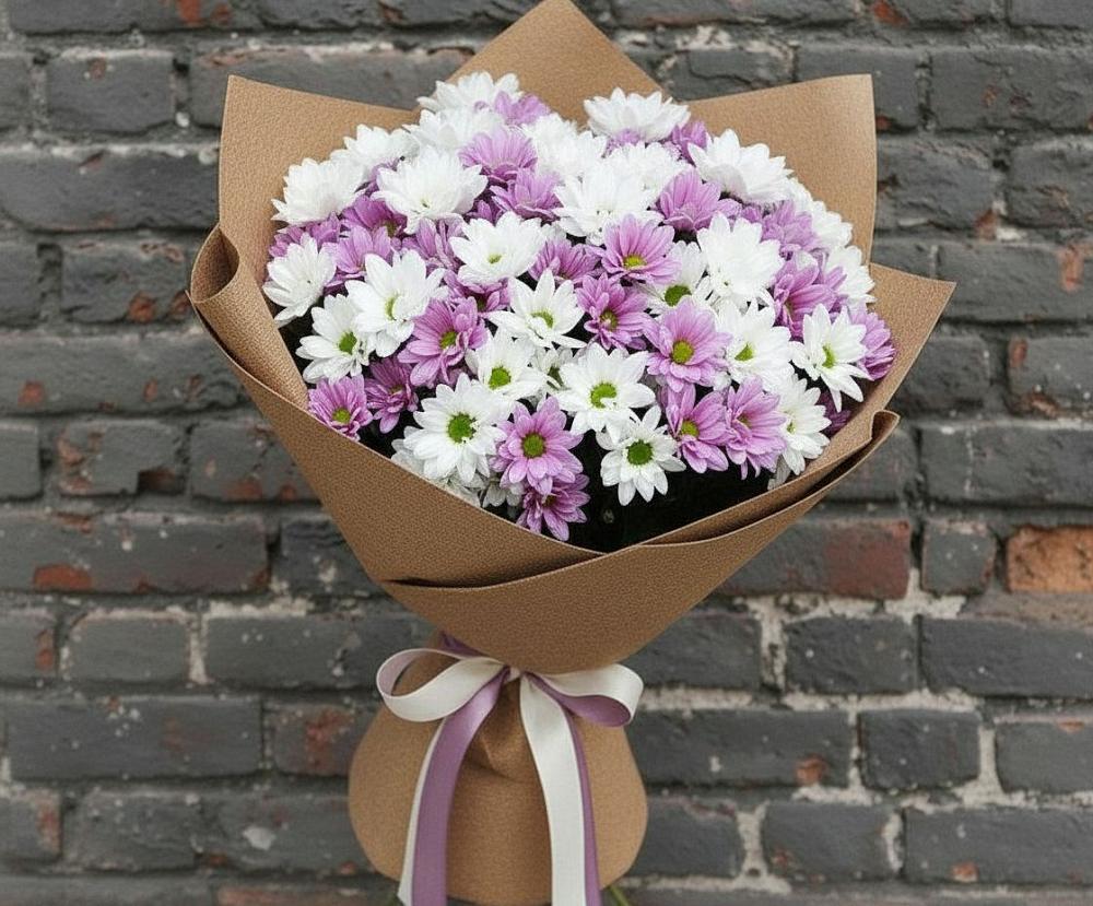 Букет цветов из: Хризантемы в Новохоперске