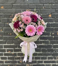 Букет цветов из:  Герберы и Хризантемы в Новохоперске
