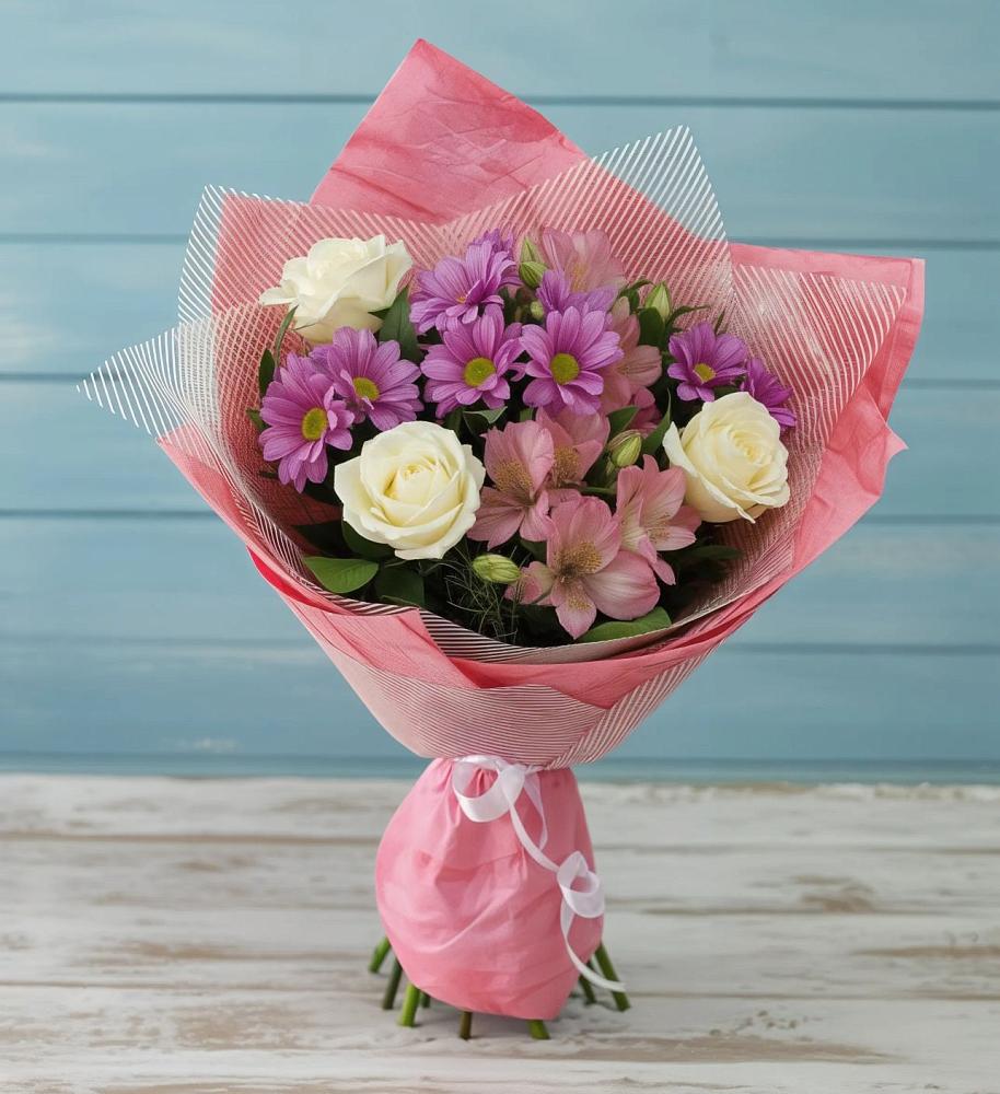 Букет цветов из: Герберы в Новохоперске