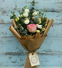 Букет цветов из:  Розы и Лизиантусы #REPLACE_PRED# Новохоперске